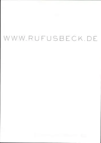 Ak Schauspieler Rufus Beck, Portrait,  Autogramm