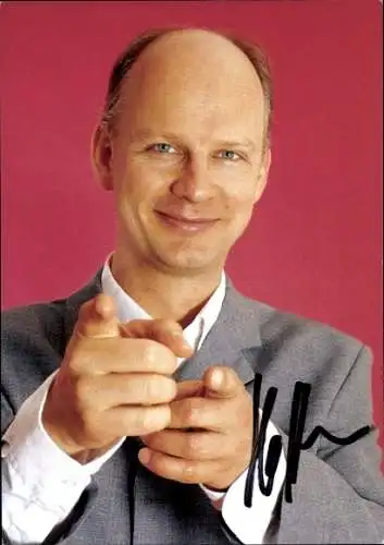 Ak Schauspieler Rüdiger Hoffmann, Portrait, Autogramm