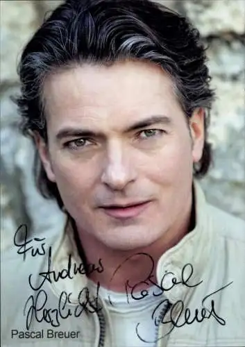 Ak Schauspieler Pascal Breuer, Portrait, Autogramm