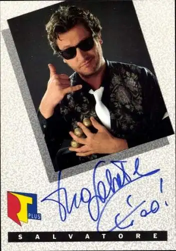 Ak Schauspieler Salvatore, Portrait, Autogramm, RTL plus