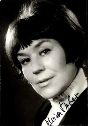 Ak Schauspielerin Elvira Hofer, Portrait, Autogramm