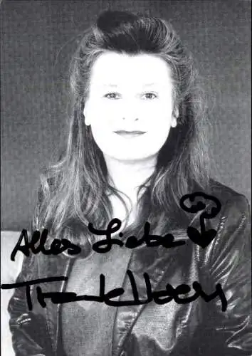 Ak Schauspielerin Traute Hoess, Portrait, Autogramm