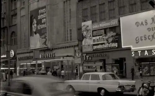 Ak Berlin Mitte, Kino, Werbeplakat