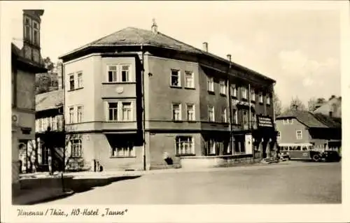 Ak Ilmenau in Thüringen, HO Hotel Tanne