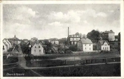 Ak Ohorn im Kreis Bautzen, Blick auf die Stadt