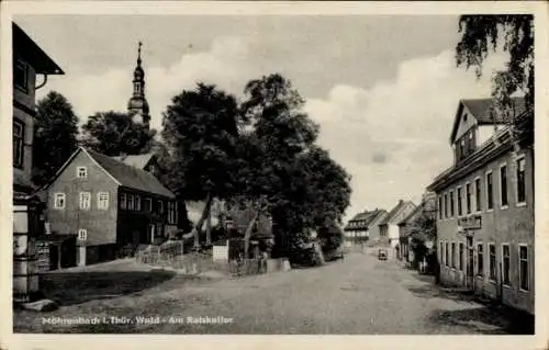 Ak Möhrenbach Ilmenau in Thüringen, Am Ratskeller, Kirche