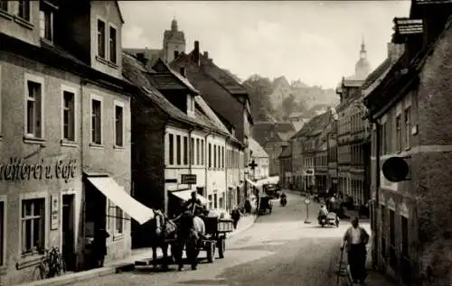 Ak Colditz in Sachsen, Wilhelm Külz Straße, Konditorei, Zigarren