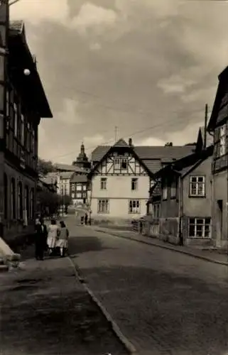 Ak Stadtlengsfeld in der Rhön Thüringen, Marktstraße