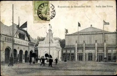 Ak Brüssel Brüssel, Ausstellung 1910, Salle des Fetes