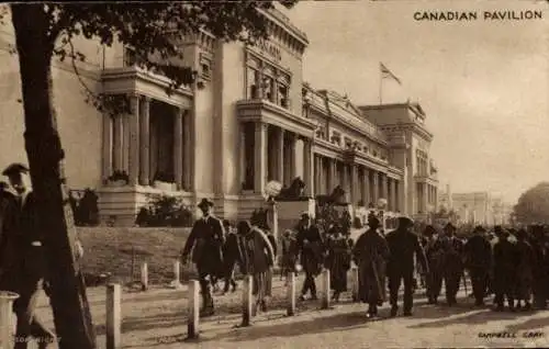 Ak London City England, Empire Exhibition 1924, Kanadischer Pavillon