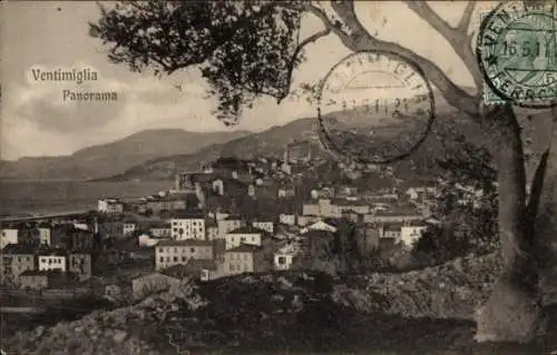 Ak Ventimiglia Liguria, Panorama