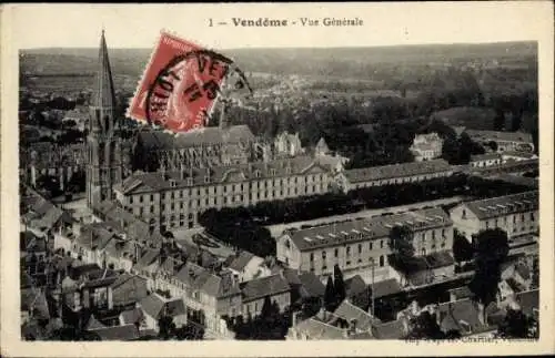 Ak Vendôme Loir et Cher, Gesamtansicht