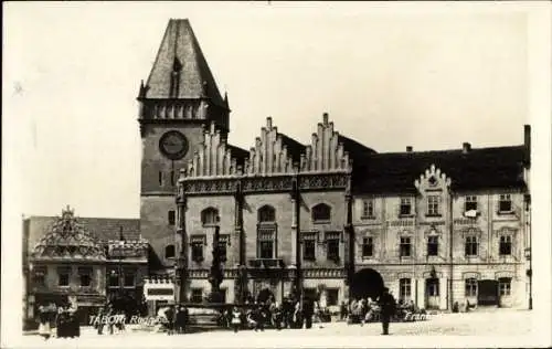 Ak Tábor Südböhmen, Rathaus