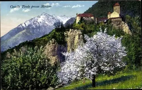 Ak Meran Merano Südtirol, Schloss Tirolo