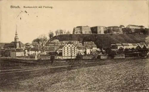 Ak Bitche Bitsch Lothringen Moselle, Nordansicht, Festung