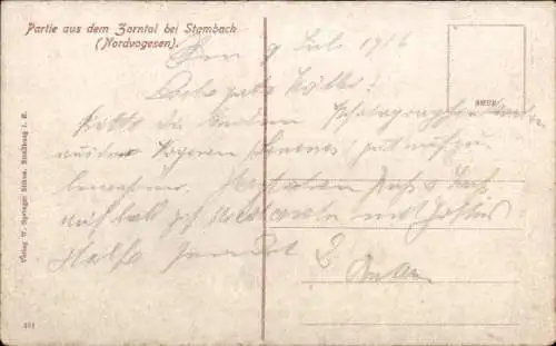 Ak Stambach Elsass Bas Rhin, Zorntal