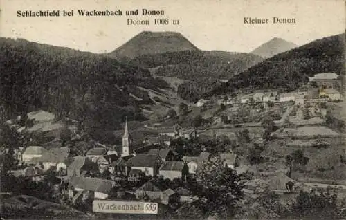 Ak Le Donon Hohe Donne Alsace Bas Rhin, Wackenbach, Gesamtansicht