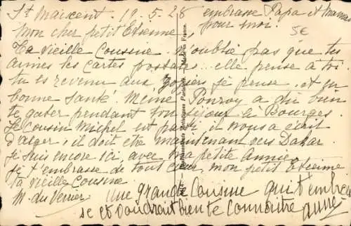 Künstler Ak Mädchen schreibt einen Brief, Kinder, Herz