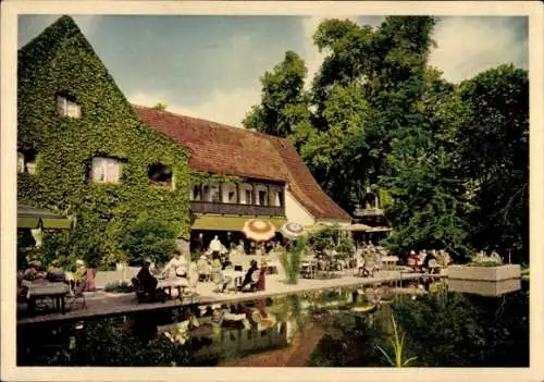 Ak Hannover, Hotel Restaurant Georgenhof, Terrasse, Herrenhäuser Kirchweg 20