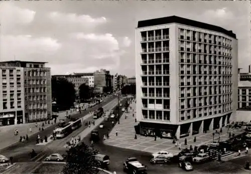 Ak Hannover, Aegidientorplatz, Hochhaus, Tram