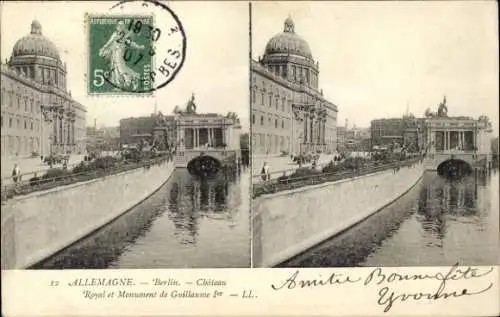 Stereo Ak Berlin Mitte, Chateau Royal, Monument de Guillaume Ier