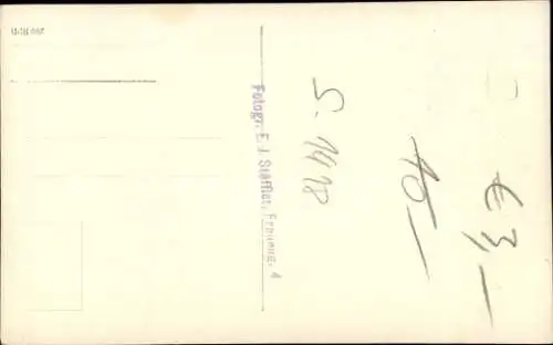 Ak Opernsänger Heinrich Werk, Portrait