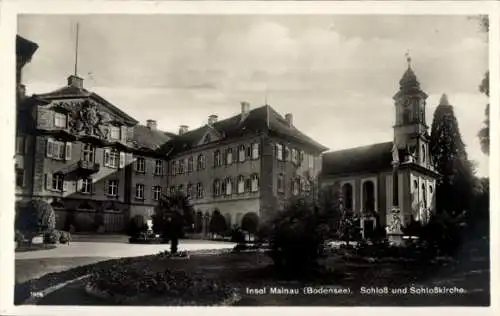 Ak Insel Mainau im Bodensee, Schloss, Schlosskirche