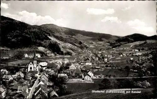 Ak Glottertal im Schwarzwald, Panorama mit Kandel