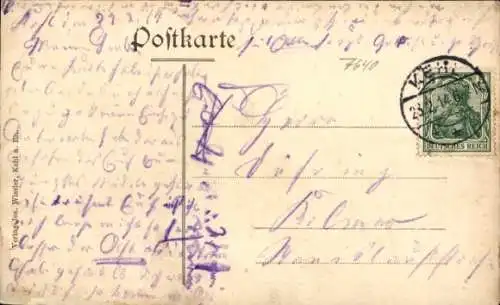 Ak Kehl am Rhein, Rheinbrücke