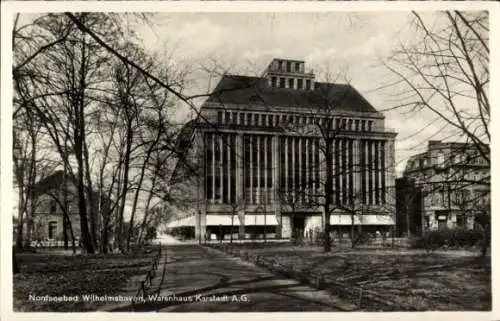 Ak Wilhelmshaven an der Nordsee, Warenhaus Karstadt