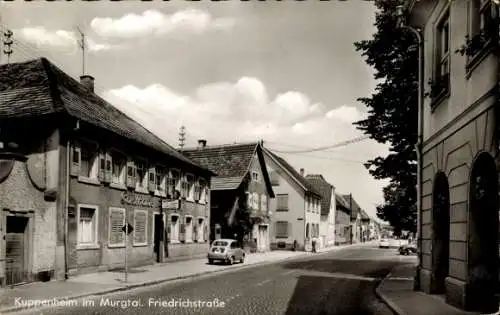 Ak Kuppenheim im Murgtal Schwarzwald, Friedrichstraße, Gasthaus