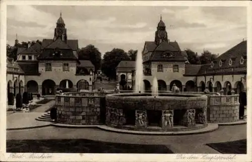 Ak Bad Nauheim in Hessen, die drei Hauptsprudel