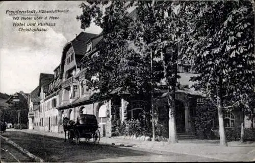 Ak Freudenstadt im Schwarzwald, Hotel Kurhaus Christophsau