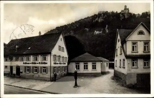 Ak Honau Lichtenstein in Württemberg, Gasthof Rössle