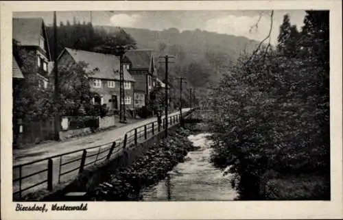 Ak Biersdorf Daaden im Westerwald, Teilansicht, Geländer