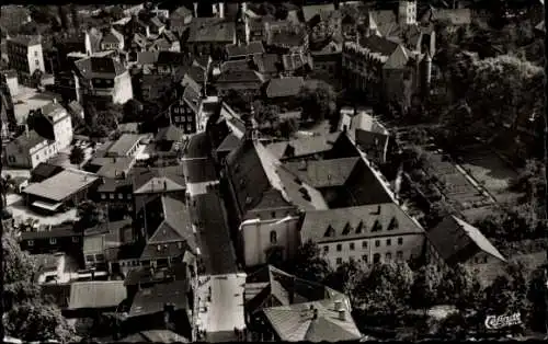 Ak Neviges Velbert Nordrhein Westfalen, Wallfahrtskirche, Fliegeraufnahme