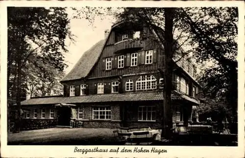 Ak Dransfeld, Hoher Hagen, Berggasthaus