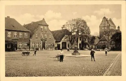 Ak Ostseebad Heiligenhafen in Holstein, Marktplatz