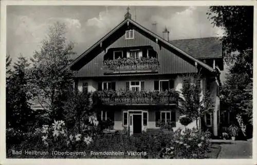 Ak Bad Heilbrunn in Oberbayern, Fremdenheim Viktoria