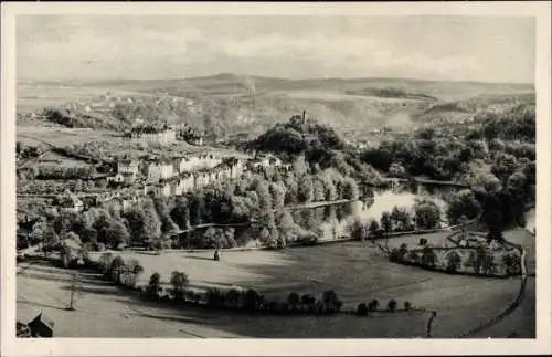 Ak Greiz im Vogtland, Blick vom weißen Kreuz