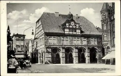 Ak Minden in Westfalen, Rathaus