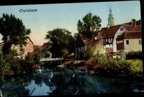 Ak Crailsheim in Württemberg, Teilansicht