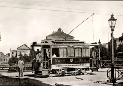 Ak Bahn S6083 Elberfeld, Nord-Süd, Union Elektrizitäts-Gesellschaft Berlin