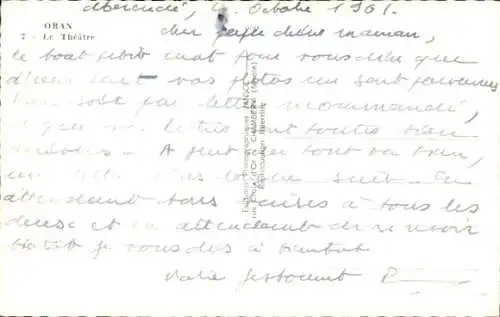 Ak Oran Algerien, Theater