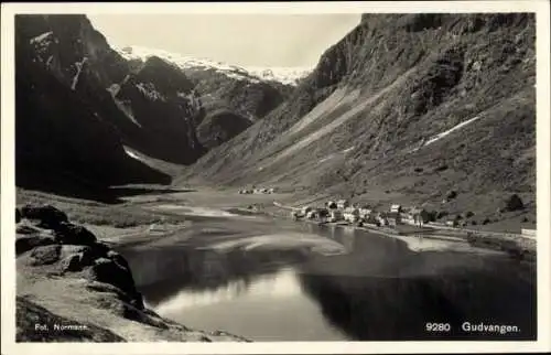 Ak Gudvangen Norwegen, Panorama