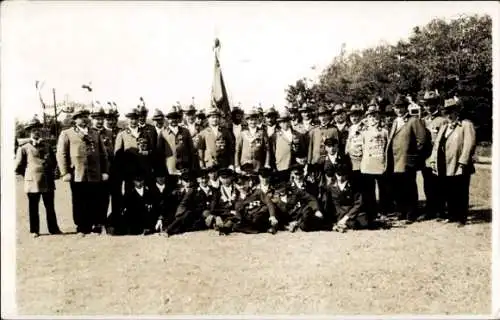 Foto Ak Hamburg Wandsbek Rahlstedt, Schützenfest, Gruppenbild