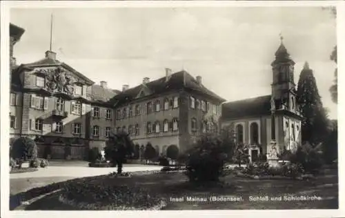 Ak Insel Mainau im Bodensee, Schloss, Schlosskirche