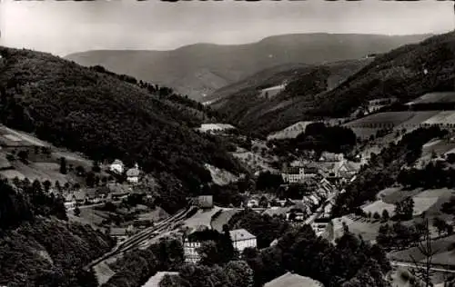 Ak Bad Freyersbach Bad Peterstal Griesbach im Schwarzwald, Gesamtansicht, Kurhaus