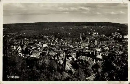 Ak Pforzheim im Schwarzwald, Gesamtansicht