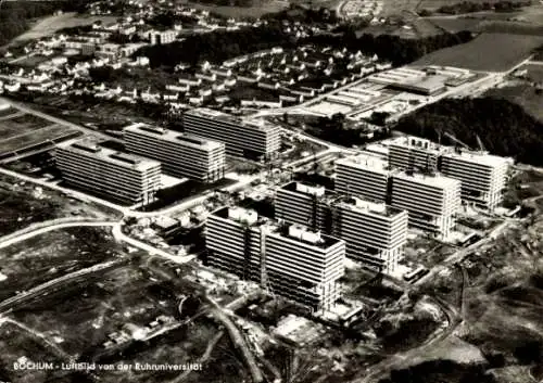 Ak Bochum im Ruhrgebiet, Luftbild von der Ruhruniversität